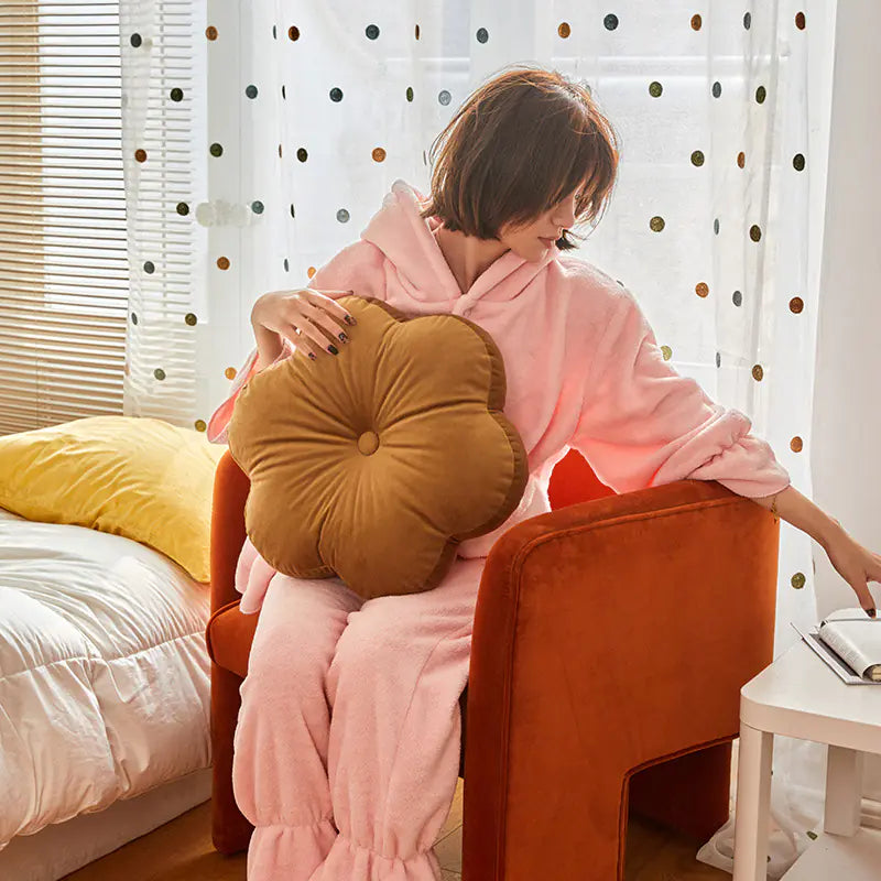 Soft Flower Cushion for Home Sofa