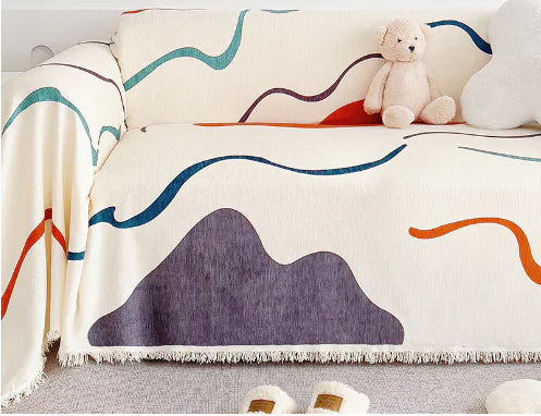 Universal Snuggle Sofa Blanket - Chenille Cover (Single)