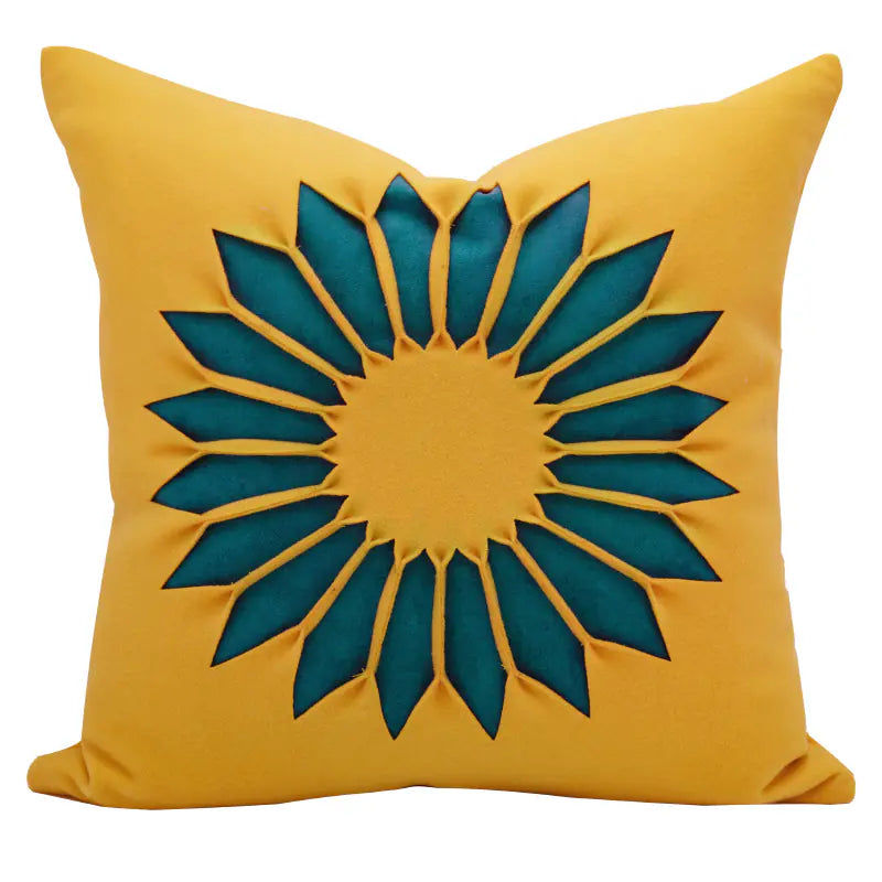 Modern Minimalist Sunflower Sofa Pillow Cover