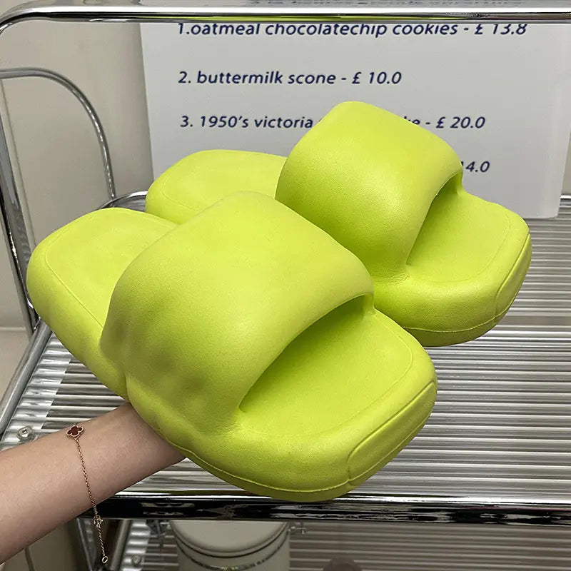 Candy Colored Minimalist Home Slippers