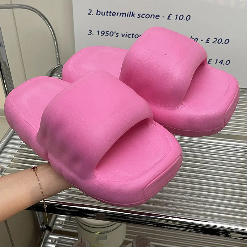 Candy Colored Minimalist Home Slippers