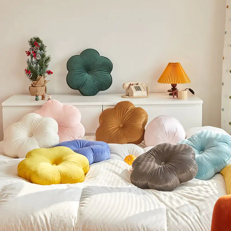 Soft Flower Cushion for Home Sofa