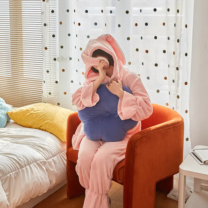 Soft Flower Cushion for Home Sofa