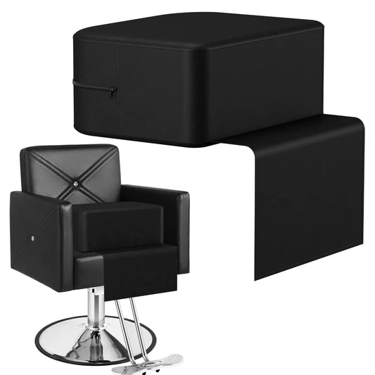 MIMWOW Salon Booster Seat for Kids Barber Booster Seat for Salon Chair Hair Stylist Multifunctional Booster Seat Beauty Salon Spa Equipment Medium Size Black